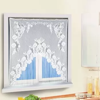 Занавеска для кухни "Розочки"