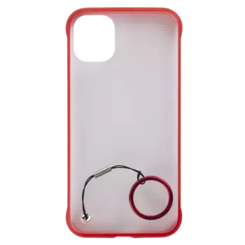 Защитный чехол Red Line Oslo для iPhone 11 Pro (5.8") (красный) с кольцом