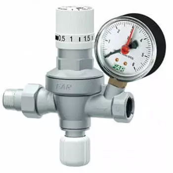 Автоматический редуктор подпитки FAR с визуализацией настраиваемого давления на выходе, с манометром, 1/2", FA 2106 12