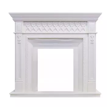 Деревянный портал Dimplex Alexandria 1146х1273х420 - Белый дуб