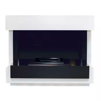 Деревянный портал Dimplex Cube 970х1200х350 - Белый с черным