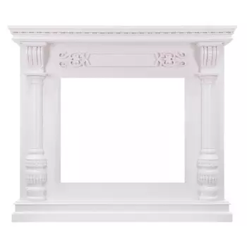 Деревянный портал Dimplex Nation 1140х1318х445 - Белый дуб