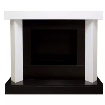 Деревянный портал Dimplex Vancouver 955х1180х380 - Фактурный белый