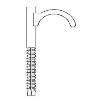 Дюбель одинарный, для трубы Oventrop "Copipe" пластмасса, Арт. 1509091