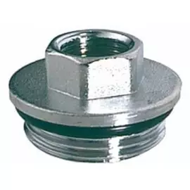 Хромированный концевой переходник для модульных коллекторов Far START (НР-ВР) FK 4200 112, размер 1" х 1/2"