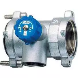 Хромированный модульный коллектор Far START FK 3874 2010 100, размер 2", отвод 1"