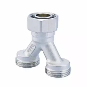 Hummel Y-соединительная деталь 2 x евроконус G 3/4", накидная гайка G 3/4" 2257000801