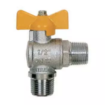 Itap 060 1/2 Кран газовый угловой НР-НР (бабочка), 26077