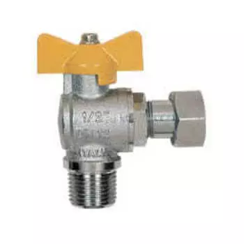 Itap 062 1/2 Кран газовый угловой НР-накидная гайка (бабочка), 26077