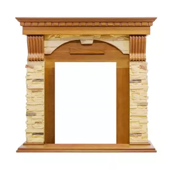 Каменный портал Dimplex Dublin 975х1020х352 - Дуб/Сланец