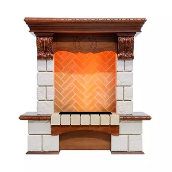 Каменный портал Dimplex Pierre Luxe 975х950х387 - Дуб/Шампань