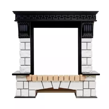 Каменный портал Dimplex Pierre Luxe 990х1010х390 - Венге/Белый