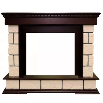 Каменный портал Dimplex Shateau 975х1200х380 - Темный дуб/Шампань