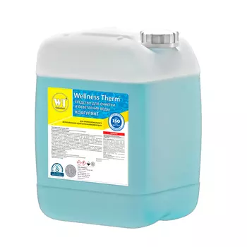 Коагулянт Wellness Therm Средство для очистки и осветления воды 10 л