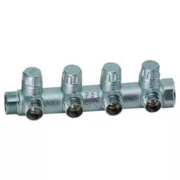 Коллектор FAR проходной ВР-НР 3/4х1/2 на 4-контура