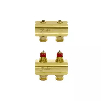 Коллекторы Danfoss FHF-2 для 2 контуров, с преднастройкой