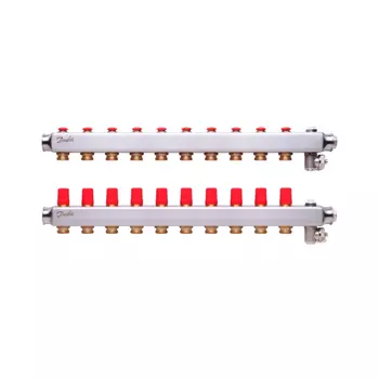 Коллекторы Danfoss SSM-10 для 10 контуров