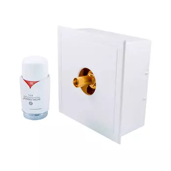 Комплект Schlosser белый с термостатической головкой RTL G3/4