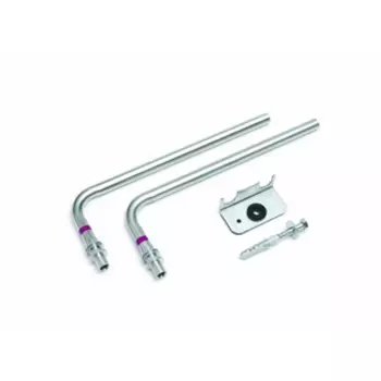 Комплект трубок REHAU из нержавеющей стали для подключения радиатора, Г-образ 16/250