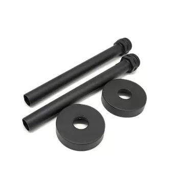 Комплект трубок SR Rubinetterie 15х1,0 с наружной резьбой 1/2х15 и отражателями, цвет черный