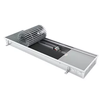 Конвектор EVA KB.80.258.2250 с вентилятором: глубина 80 мм, ширина 258 мм, длина 2250 мм