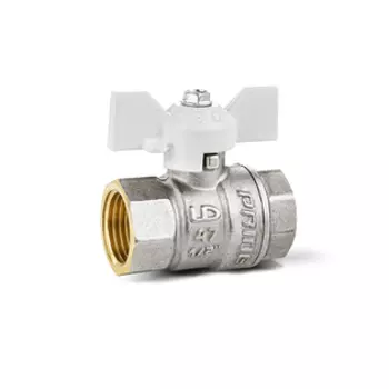 Кран шаровой латунный LD Pride 47.15.B-B.Б (White)