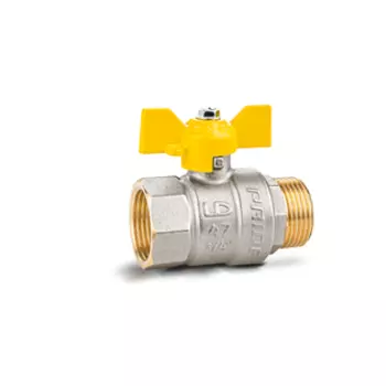 Кран шаровой латунный LD Pride 47.20.B-Н.Б.GAS