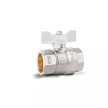 Кран шаровой латунный LD Pride 47.20.B-B.Б (White)