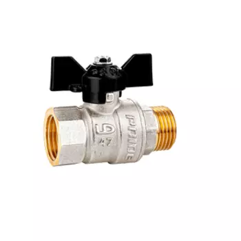 Кран шаровой латунный LD Pride 47.32.B-Н.Б