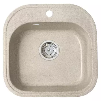 Кухонная мойка Formastone Fosto КМ 48-49, квадратная, бискотти