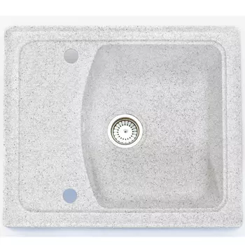 Кухонная мойка Formastone Fosto КМ 58-50, прямоугольная с крылом,олово