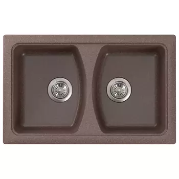 Кухонная мойка Formastone Fosto КМ 79-50, прямоугольная, ореховая карамель