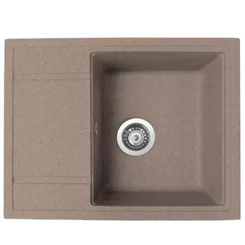 Кухонная мойка Formastone FostoGran FG 64-50, прямоугольная с крылом, латте