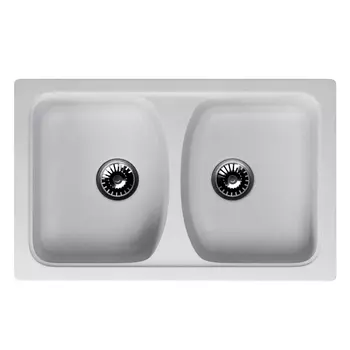 Кухонная мойка Formastone FostoGran FG 79-50, прямоугольная, цвет арктик