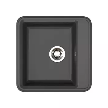 Кухонная мойка Formastone FostoGran FG Калипсо, квадратная, антрацит