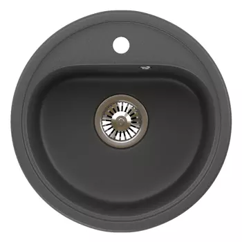 Кухонная мойка Formastone NOVA 45, круглая, черный