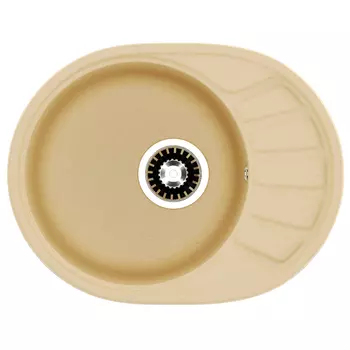 Кухонная мойка Formastone NOVA 58-45, овальная с крылом, шампань