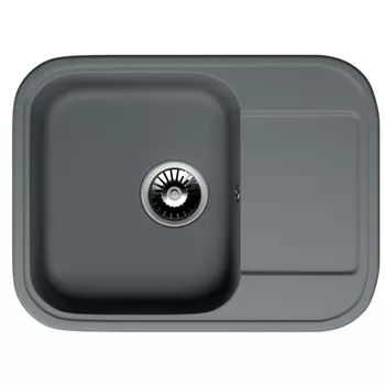 Кухонная мойка Formastone NOVA 61-47, прямоугольная с крылом, серый
