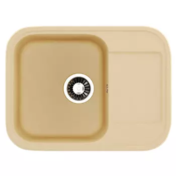 Кухонная мойка Formastone NOVA 61-47, прямоугольная с крылом, шампань