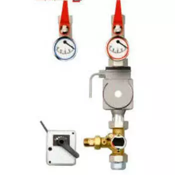 Meibes насосная группа с трехходовым смесителем и сервомотором Тип M, без насоса 1". Артикул (M61827.3)