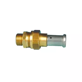 Муфта плоское уплотнение, латунь пресс, 32x1", HENCO