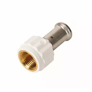 Муфта ВР, ПВДФ пресс (белая), 32x1", HENCO