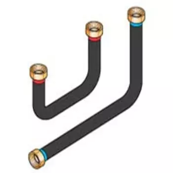 Набор соединительных трубопроводов De Dietrich ЕА90 DTG 130 для подключения гидравлического комплекта (справа), 89997047