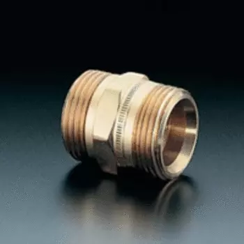 Ниппель двойной из бронзы Oventrop 1 1/4"НРх3/4"НР, артикул 1504066, резьбовой, редукционный