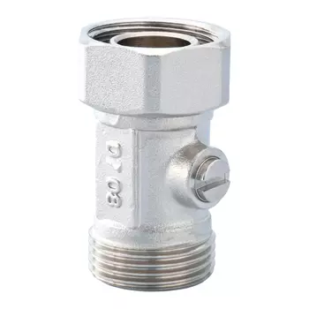 Одиночное соединение Hummel проходное G3/4"с накидной гайкой G3/4" с соединительным ниппелем 1/2x3/4