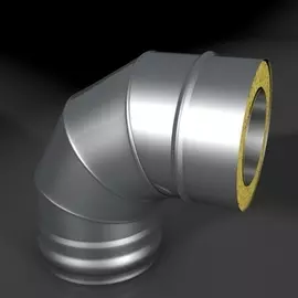 Отвод ТиС OT 87° с хомутом 250/310