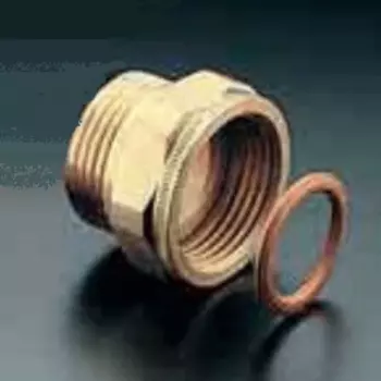 Переходник резьбовой Oventrop из бронзы, без покрытия 1"ВР х 1"НР, артикул 1503055