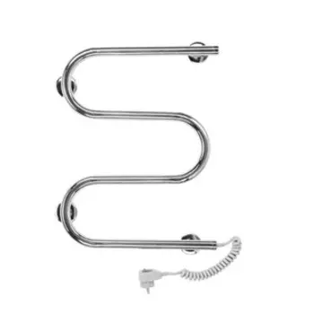 Полотенцесушитель электрический Terminus Змеевик 25 ПСЭ м-образный 500х500 /63 Вт