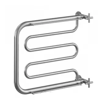 Полотенцесушитель "НИКА" ПМ1 50/50 водяной с полкой