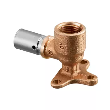 Пресс-отвод 90 градусов Oventrop с креплением уменьшенный размер 20х2,5 3/4